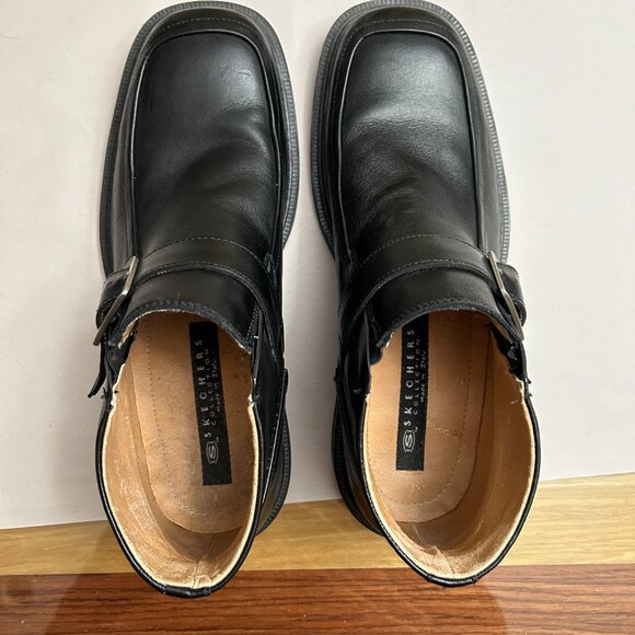 Skechers Leather Vintage Boot with Buckle - Made in Italy - Picture 4 of 13